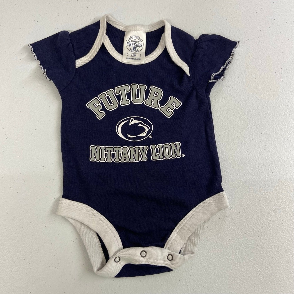 NWOT Rivalry Threads baby girl's Penn state PSU‎ nittany lions onesie 0-3 months